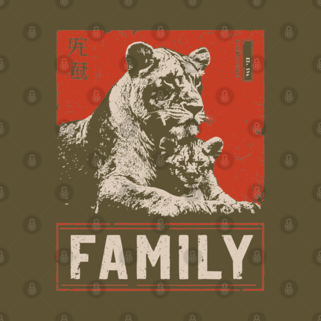 Lion Family – Fierce Love, Gentle Heart by TuncGK