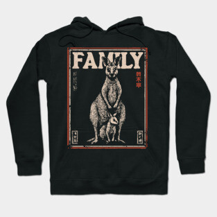 Kangaroo Family – Always Close, Always Home Hoodie