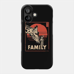 Giraffe Family – Tall Love, Strong Bonds Phone Case