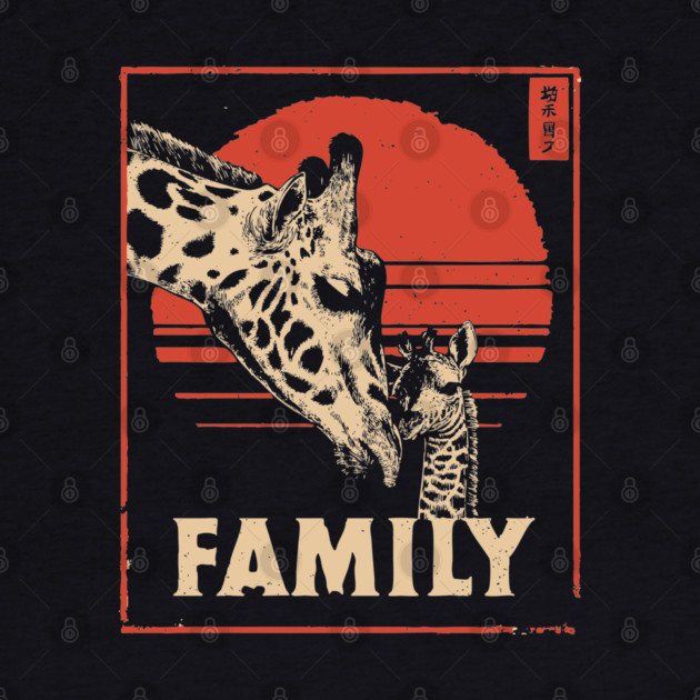 Giraffe Family – Tall Love, Strong Bonds by TuncGK