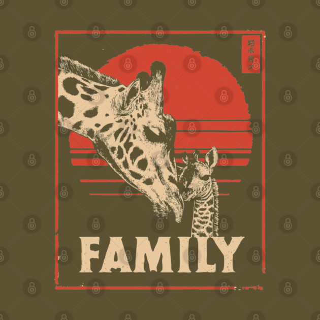 Giraffe Family – Tall Love, Strong Bonds by TuncGK