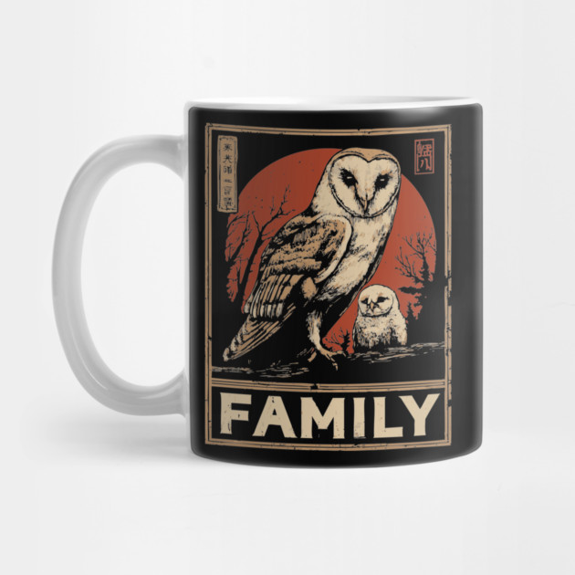 Barn Owl Family – Night Watchers of Love by TuncGK