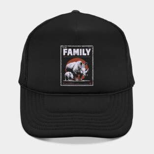 Rhino Family – Tough Skin, Tender Love Hat