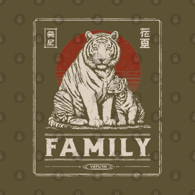 Tiger Family – Stripes of Strength, Paws of Love by TuncGK