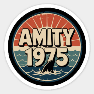 Amity 1975 Retro Vintage Beach Magnet