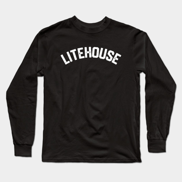 Litehouse Curved Long Sleeve T-Shirt by Litehouse Tees