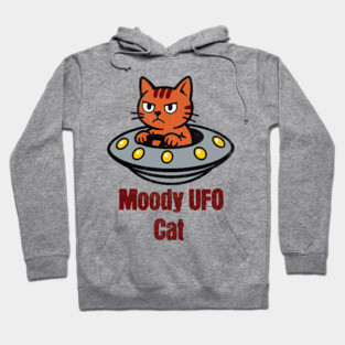 Moody UFO Cat Hoodie