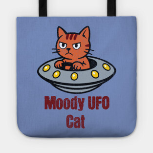 Moody UFO Cat Tote