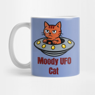 Moody UFO Cat Mug