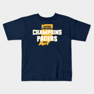 Pacers Eastern Conference Champions 2025 Kids T-Shirt