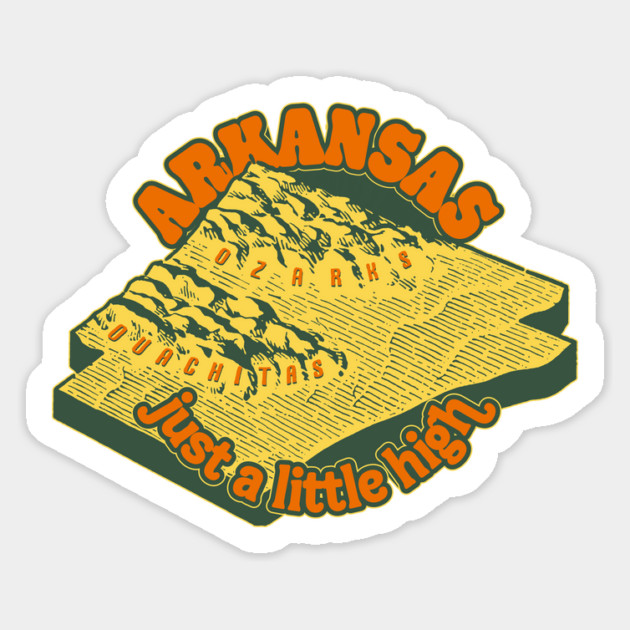 Arkansas - Just a Little High Magnet by rt-shirts