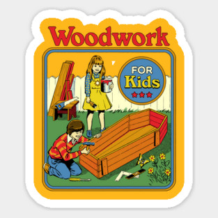 Woodwork For Kids Sticker