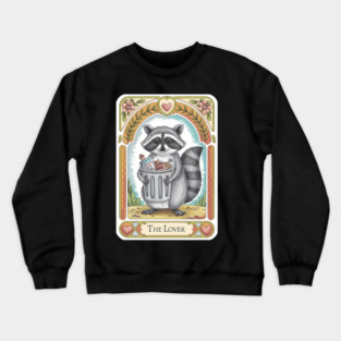 Saying Rathe Trash Joke Occult Crewneck Sweatshirt