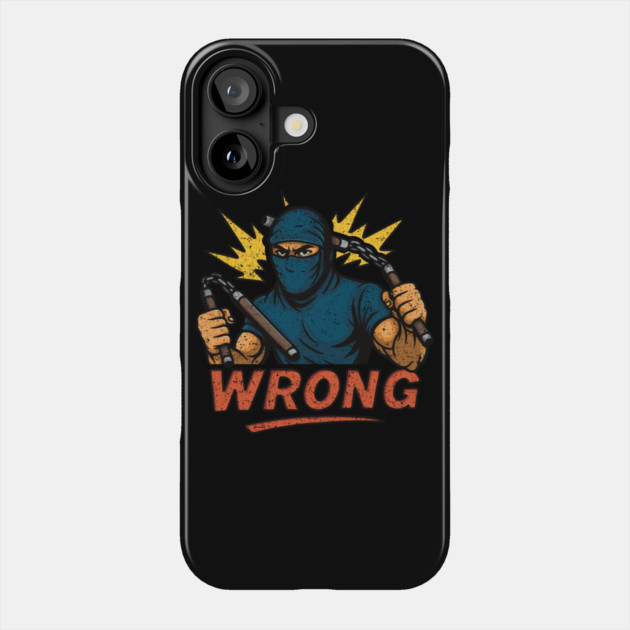 Failure to success – Master of nunchuks Phone Case by Wrongteeshirt