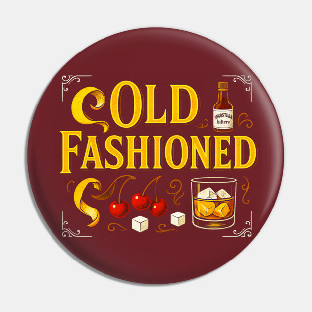 Old Fashioned Pin by Dr. Cork