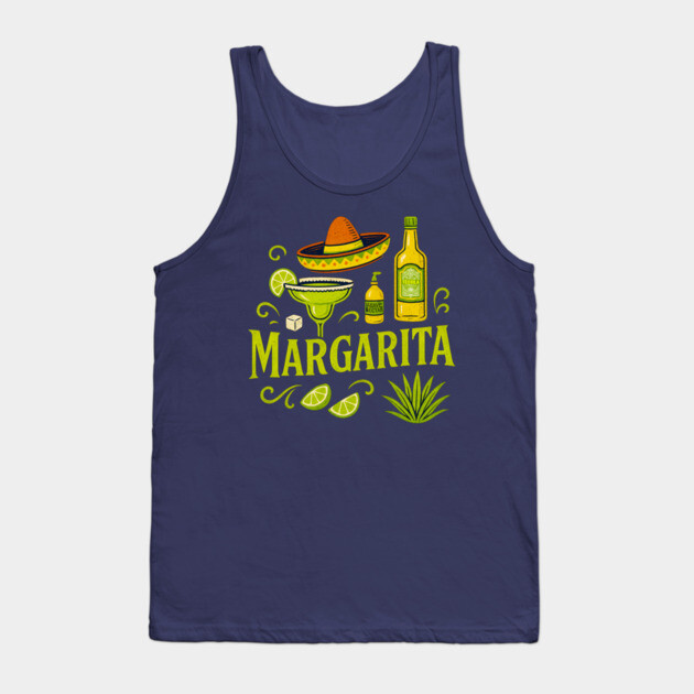 Margarita cocktail Tank Top by Dr. Cork