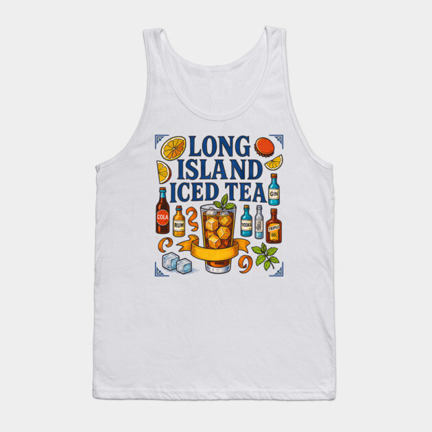 Long Island Iced Tea Tank Top by Dr. Cork