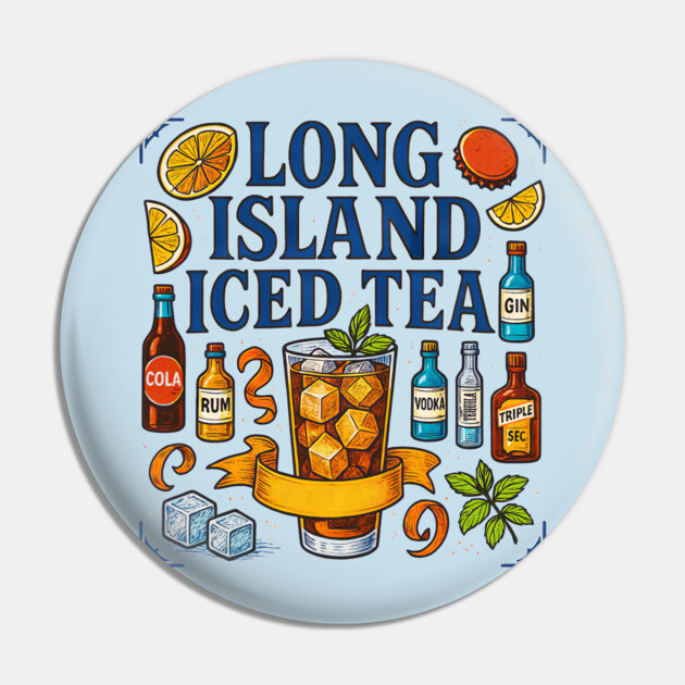 Long Island Iced Tea Pin by Dr. Cork