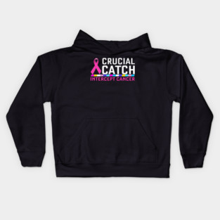 Crucial Catch Intercept Cancer Kids Hoodie