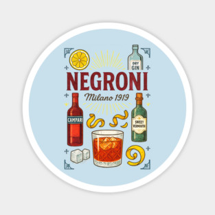 Negroni cocktail Magnet