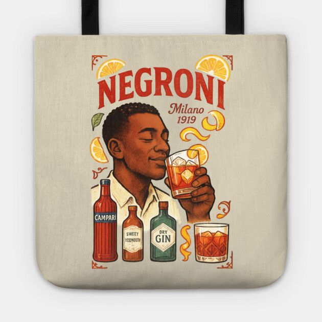 Negroni cocktail Tote by Dr. Cork