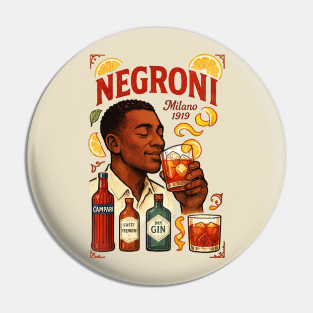 Negroni cocktail Pin by Dr. Cork