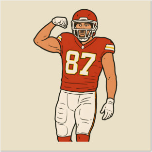 Travis Kelce Posters and Art