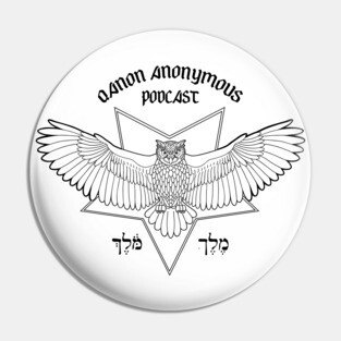 Moloch Illustrated: QAA Podcast (Light Backgrounds) Pin
