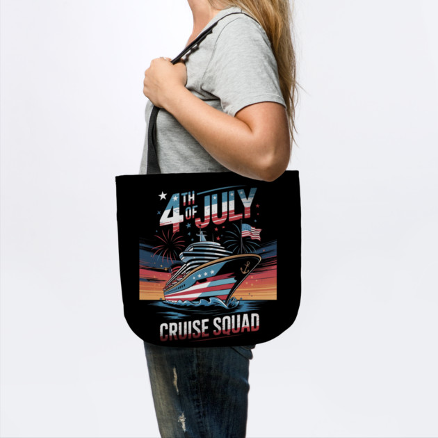4th Of July Cruise Squad by Creatifly Graphic Tees