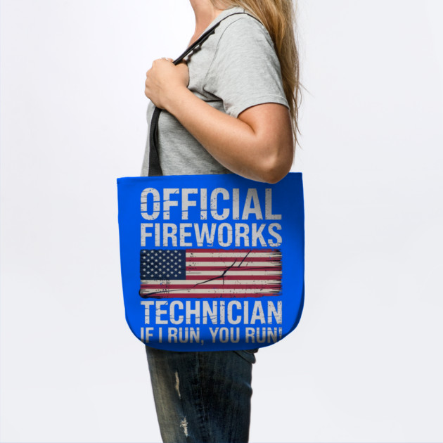 Official Fireworks Technician I Run You Run by Creatifly Graphic Tees