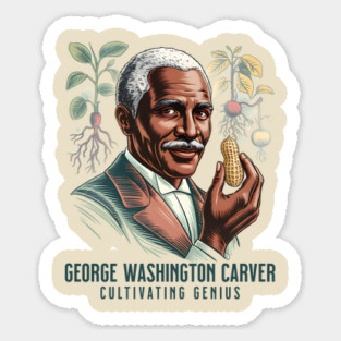 George Washington Carver Cultivating Genius Magnet