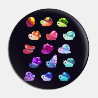 Jewel Snail Pin