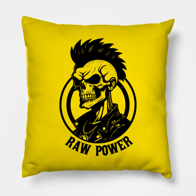 RAW POWER Pillow by artslaves