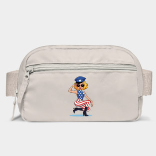 4th Of July Pin Up Girl Bag