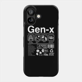 Gen X Label Phone Case