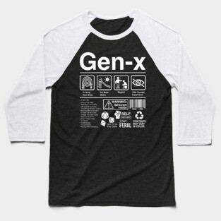 Gen X Label Baseball T-Shirt