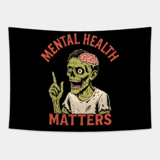 Zombie Mental Health Matters Tapestry