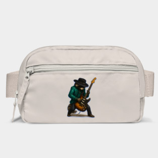 The Raccoon Blues, electric guitar playing racoon Bag