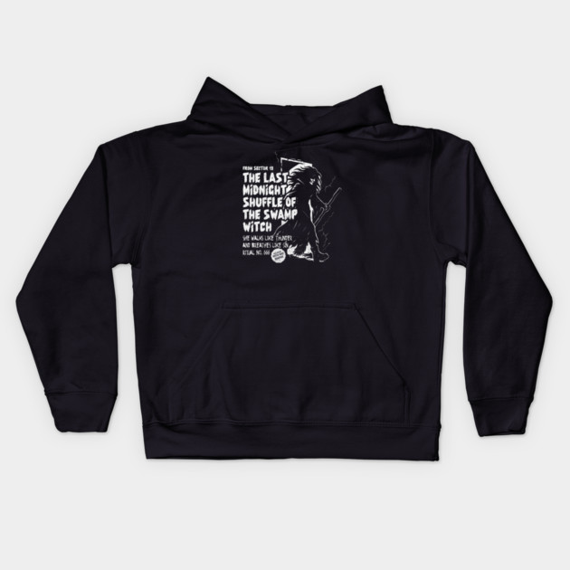 THE LAST MIDNIGHT SHUFFLE OF THE SWAMP WITCH Kids Hoodie by artslaves
