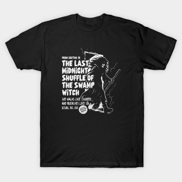 THE LAST MIDNIGHT SHUFFLE OF THE SWAMP WITCH T-Shirt by artslaves