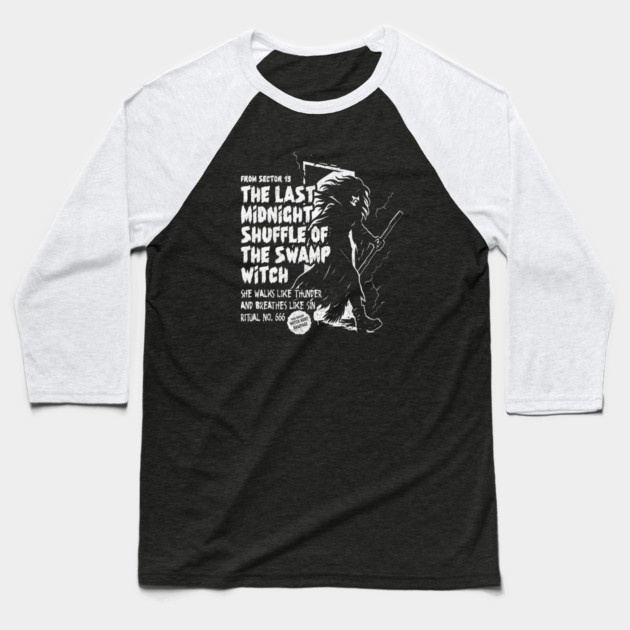 THE LAST MIDNIGHT SHUFFLE OF THE SWAMP WITCH Baseball T-Shirt by artslaves