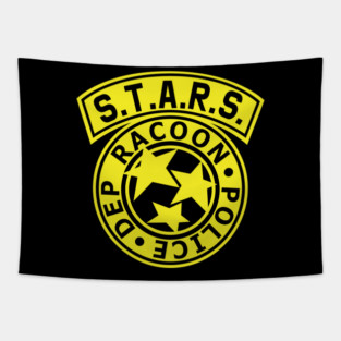 STARS Racoon Police Department Logo Resident Evil Tapestry