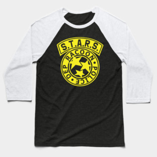 STARS Racoon Police Department Logo Resident Evil Baseball T-Shirt