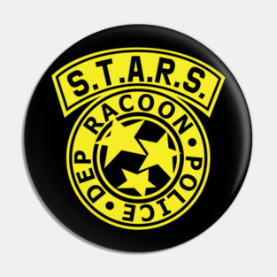 STARS Racoon Police Department Logo Resident Evil Pin