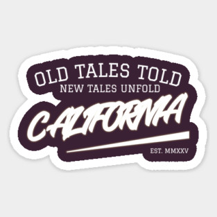 Old Tales Told/New Tales Unfold Sticker