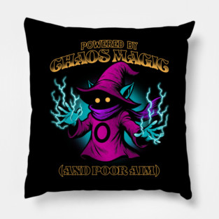 Powered By Chaos Magic and Poor Aim Pillow