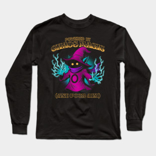 Powered By Chaos Magic and Poor Aim Long Sleeve T-Shirt