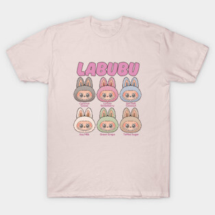 All Macaron Labubu T-Shirt