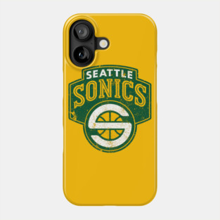 Seattle Supersonics Vintage Phone Case