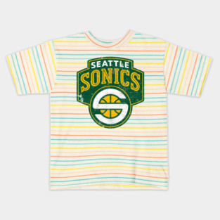 Seattle Supersonics Vintage Kids T-Shirt
